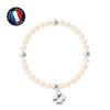 Bracelet - PERLINEA - My Chance - Freshwater Cultured Pearls 5-6 Mm - 925 Silver - Elasticated