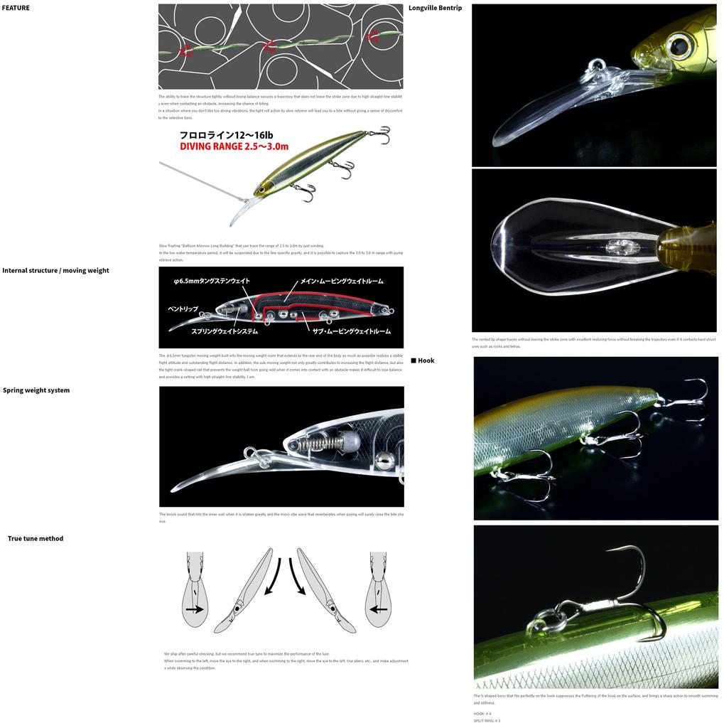 Deps Медленно плавающая приманка Balisong Minnow Long Bill 130SF 09 (3092)