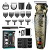 Новая полностью металлическая машинка для стрижки волос, многоцелевой набор, мытье всего тела, ножницы для бритья, удаление волос в носу и бакенбардов