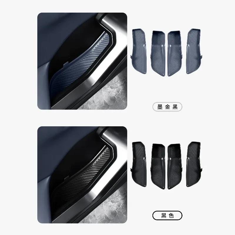 For Toyota RAV4 XA60 2026 Silicone Inner Handle Storage Box Door Slot Pad Anti-Dirt Easy Clean Interior Car Accessories