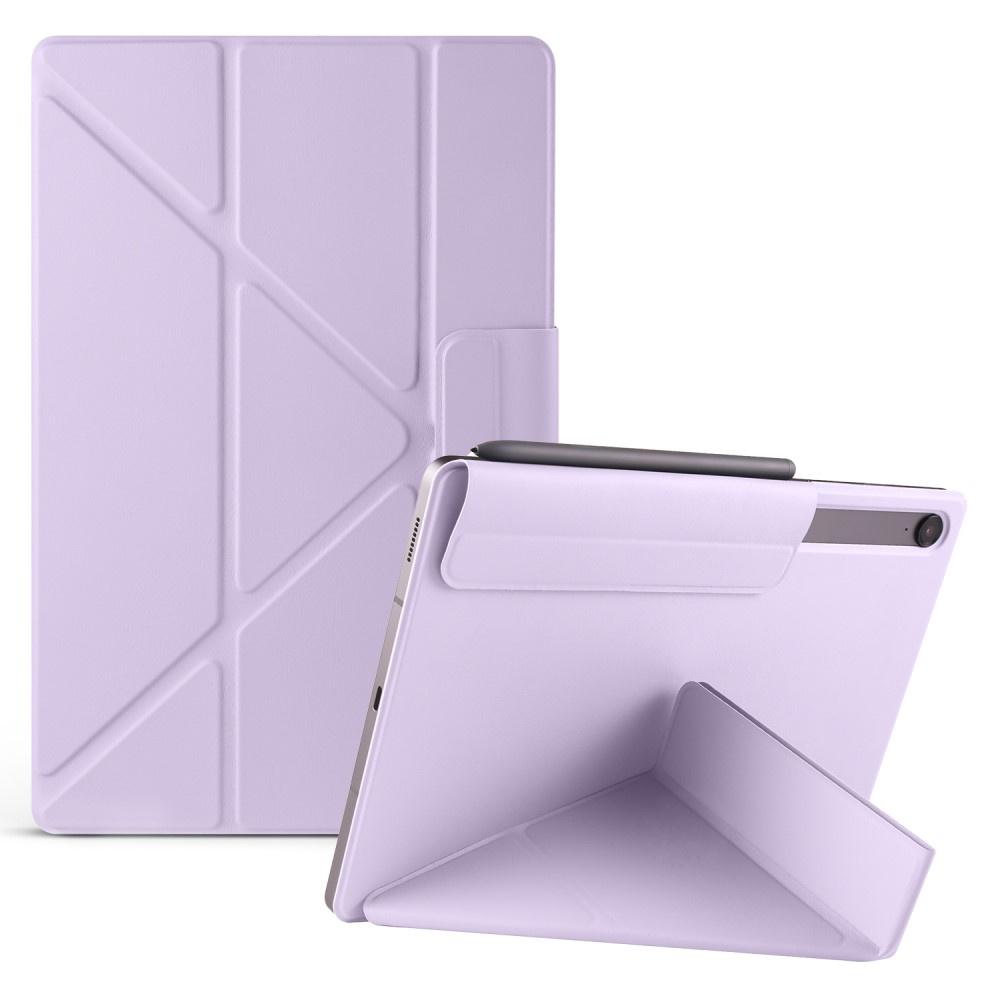 Magnetic Origami Case for Samsung Galaxy Tab S10 Lite / S10 FE / S9 FE / S9 - Purple