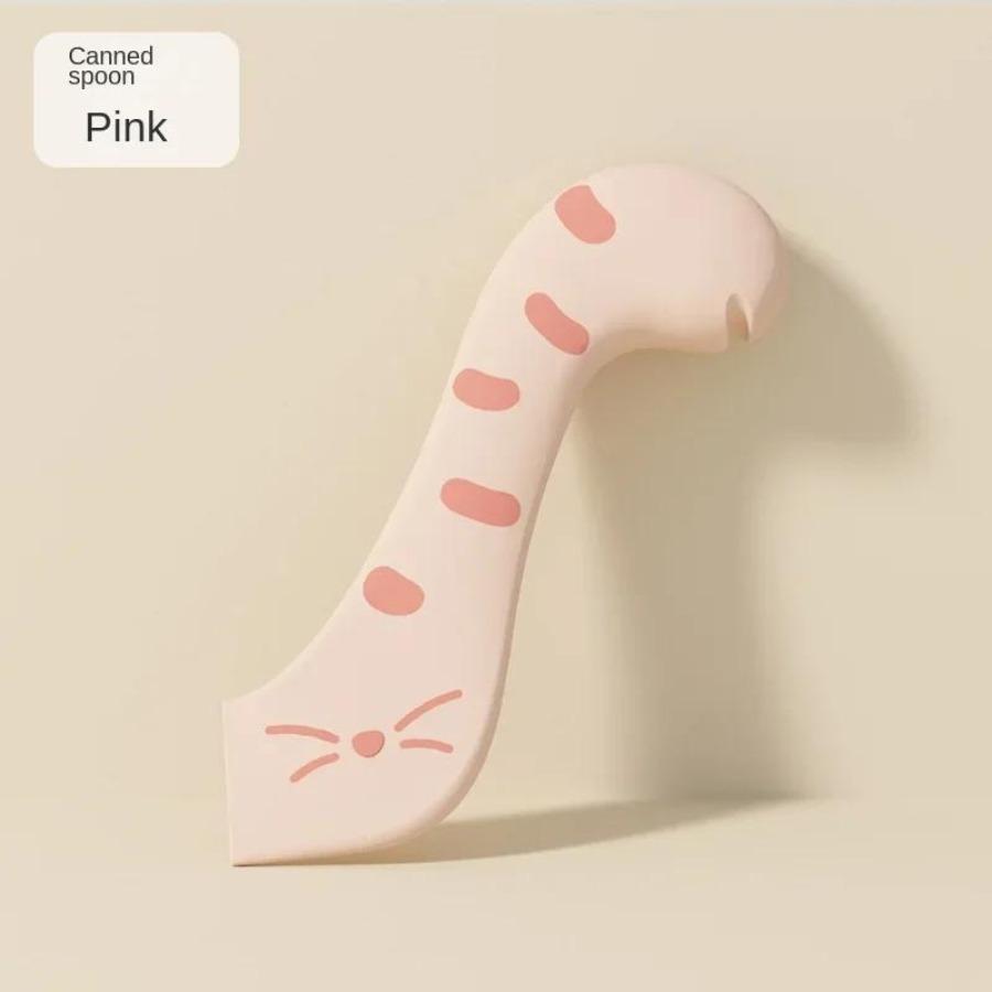 Ложка для домашних животных, многофункциональная открывашка для консервных банок, ложка для смешивания влажной пищи, силиконовая консервная банка для кошек, герметичная крышка, аксессуар для хранения еды для собак