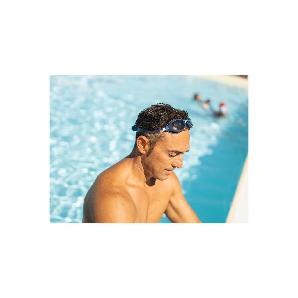 Очки для плавания Nabaiji — размер L — черные/оранжевые — 100