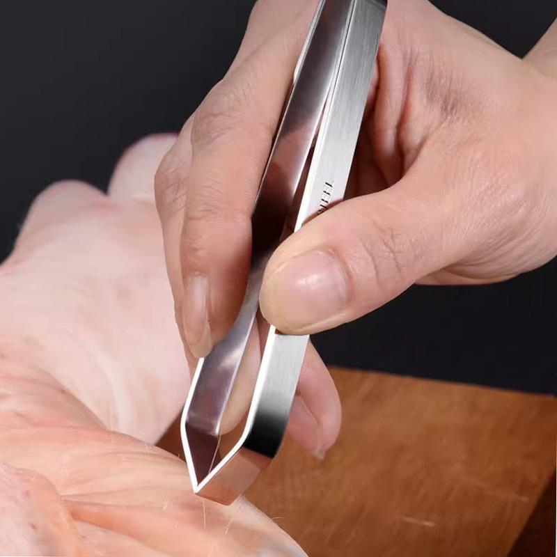 Магические инструменты для выдергивания волос: Кухонные щипцы-пиццеты «Рыбья кость», щипцы-пиццеты «Куриное перо», щипцы-пиццеты «Утиное перо», щипцы-пиццеты «Гусиное перо», щипцы-пиццеты «Свиное перо» из нержавеющей стали