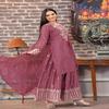 Luxury Mauve Ethnic Sharara Suit