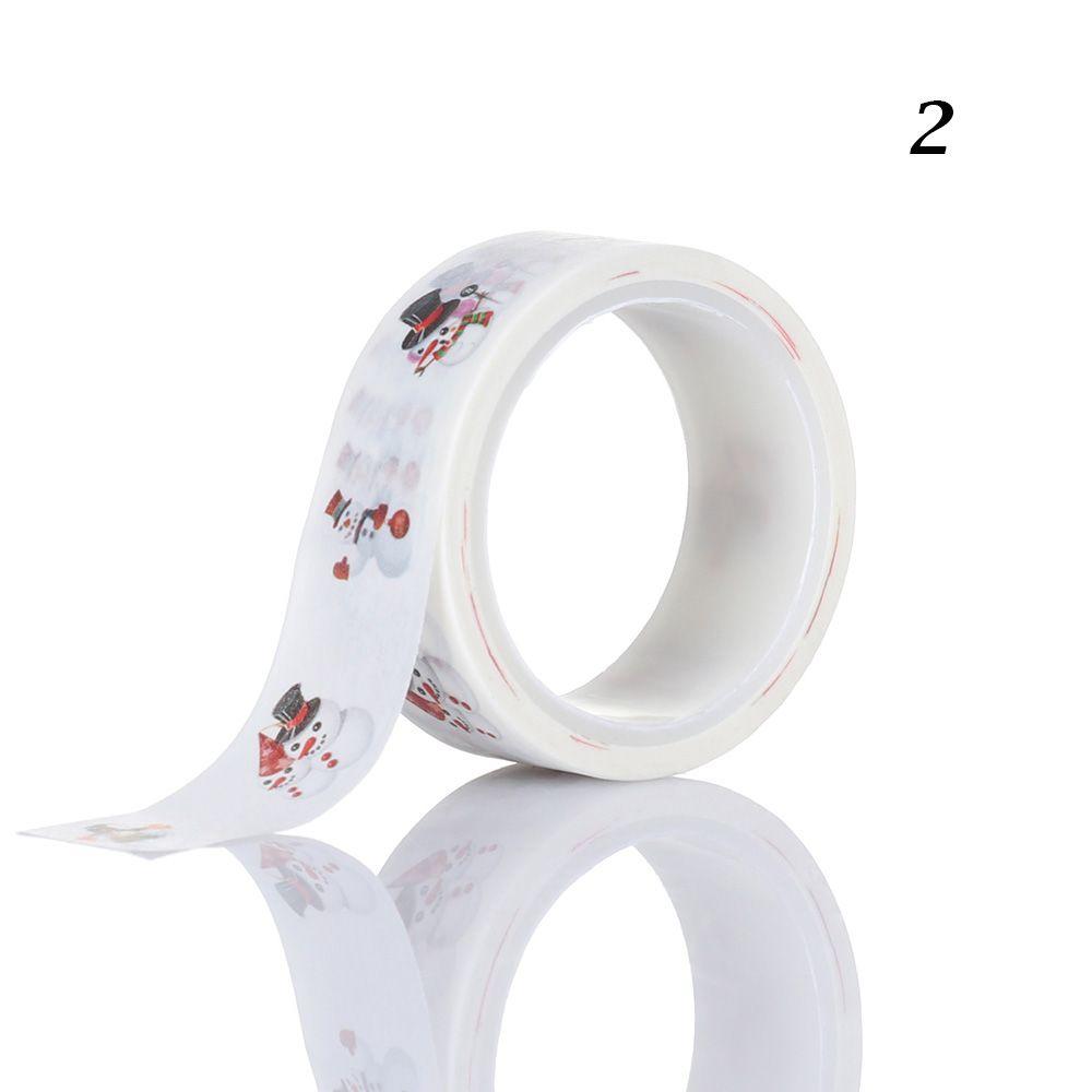 Sticker Scrapbooking Snow Deer Christmas Decor Tape Sticky Paper Masking Tape Christmas Tree