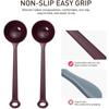 2pcs Durable 20g 19cm Measuring Long Spoon Long Handle Coffee Spoon Fruit Powder Spoon Milk Tea Spoons