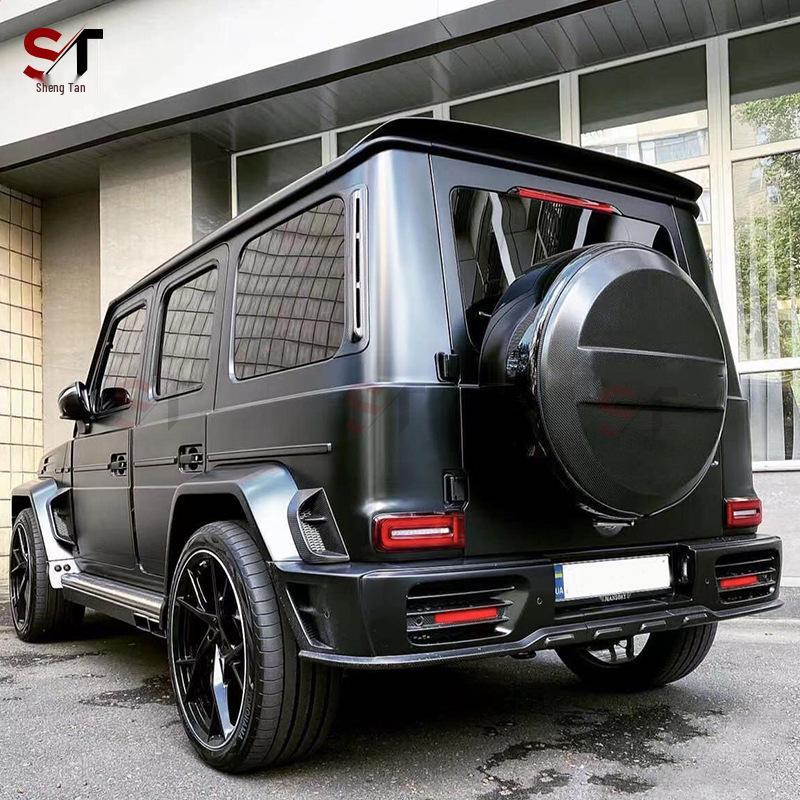 Задний верхний спойлер на крышу Mercedes G-Class из углеродного волокна, стиль M (W463/W464 G63/G550)