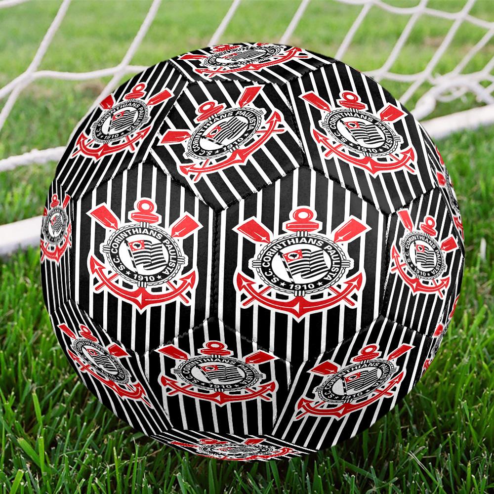 Sport Club Football Crest Printed Size 5 Soccer Balls, High-Quality, Anti-Slip, Protective Football, A Unique Gift , Birthdays, Christmas Gifts