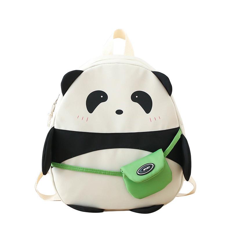 Trendy Kids Panda Backpack For Kindergarten With Breathable Cushioned Straps