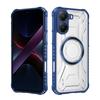 KEYSION Прозрачный магнитный чехол для OPPO A6x 4G 5G Мягкий силикон+ПК Ударопрочная задняя крышка для телефона OPPO A6t 4G 5G