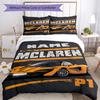 3pcs Custom Name Racing Bedding Set Duvet Cover Closure Includes 1 Duvet Cover & 2 Pillowcases, Soft and Comfortable for All Seasons.