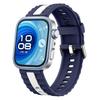 Sport Vertical Striped Two Color Silicone Band for Huawei Watch Fit5/Fit5 Pro/Fit4 Pro, Adjustable Strap, Strap Only