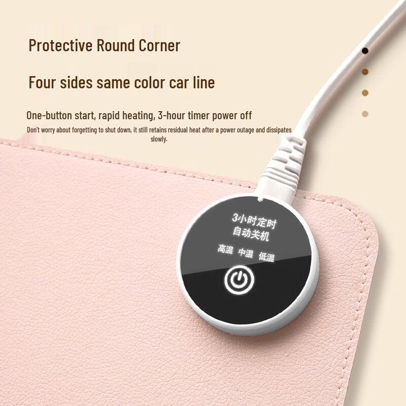 Подогреваемая коврик для мыши и настольный коврик Handun