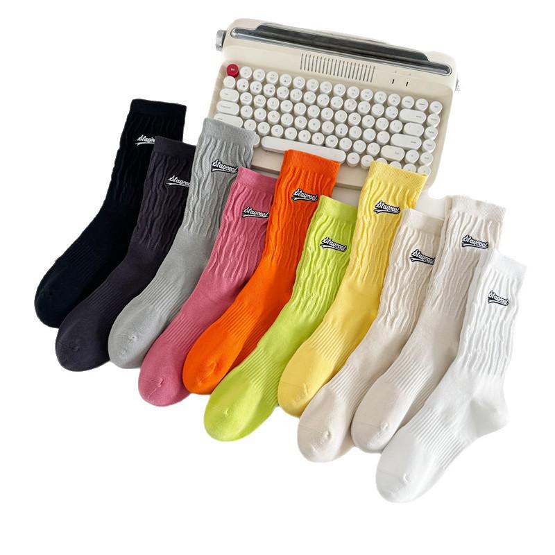 Cityboy Unisex Trendy Korean Skateboard High Street Mid-Tube Sports Socks