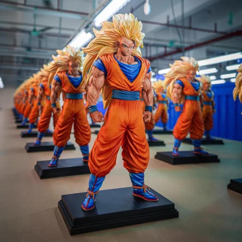 34 см Jt Star Orbit Super Three Goku Аниме Фигурка Модель Dragon Ball Super Saiyan GK Статуя Модель Украшение Подарок на День Рождения Мужчине