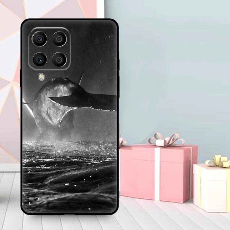 Чехол Ocean Whale Shark Waves для Samsung Galaxy M06 M11 M31 M14 M34 M54 M12 M32 M52 M15 M13 M16 M36 M56 M53 M35 M55