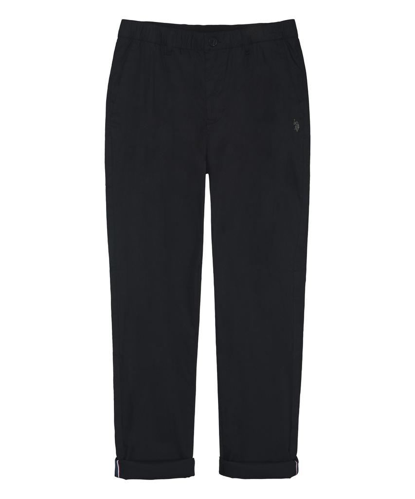 USPOLOASSN Cotton Roll-Up Pants_Black