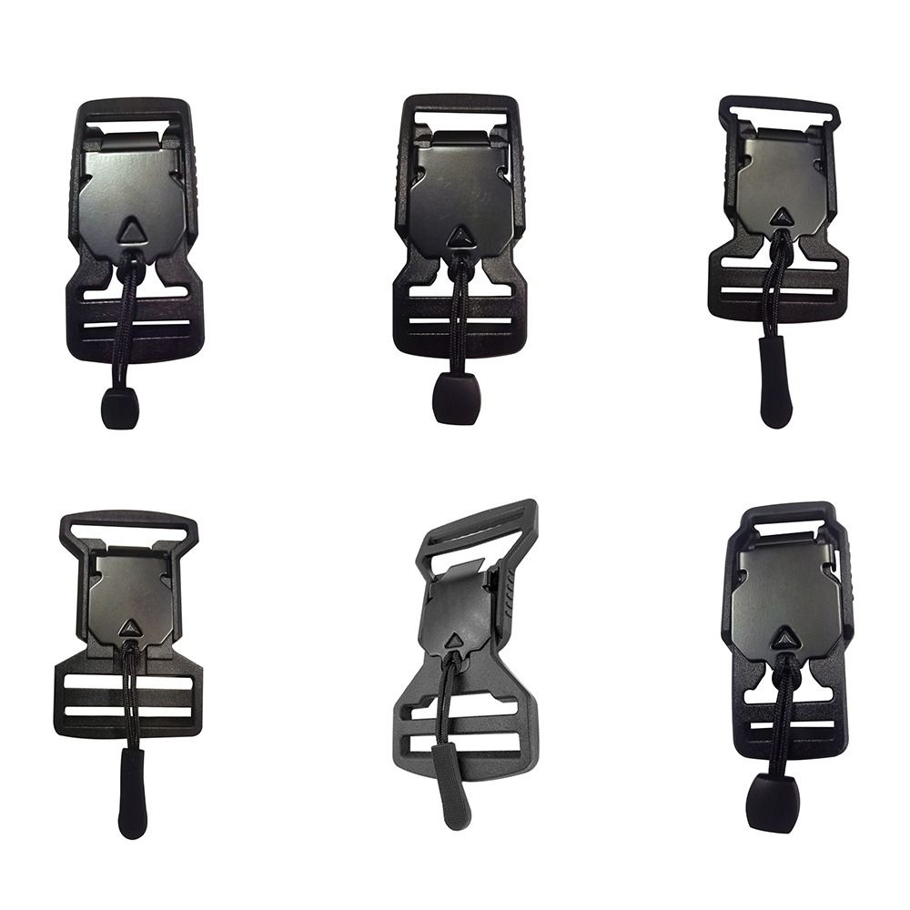 20/25/32/38mm Quick Release Buckle Black Molle Backpack Parts Garment Accessories for Men