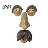 Funny Tree Huggers for Adults Glow?in?the?Dark Face Garden Decor, Old Man Bark Spooky Decorations Resin Ornament, Outdoor Halloween Easter