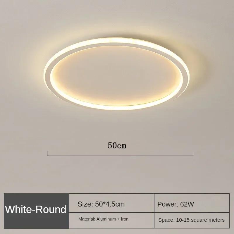 Светодиодная потолочная люстра Nordic Simple Round Ceiling Lights Living Room Dining Room Bedroom Corridor Home Indoor Nordic Lamps Lighting