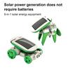 1 6-in-1 Robot Solar Robot Toy Set Dog Steamboat Windmill Car