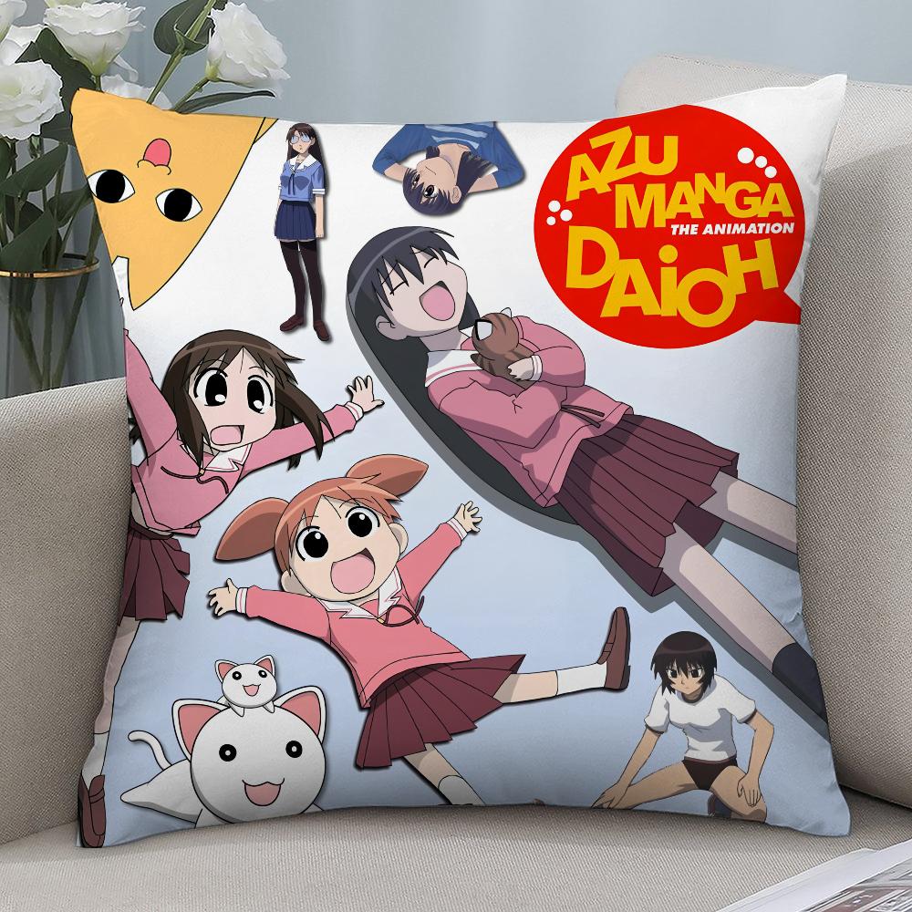 Аниме A-Azumanga Daioh Наволочка 3D-печать Полиэфирное волокно 40*40 см Домашний диван Декоративная наволочка Подарок на фестиваль