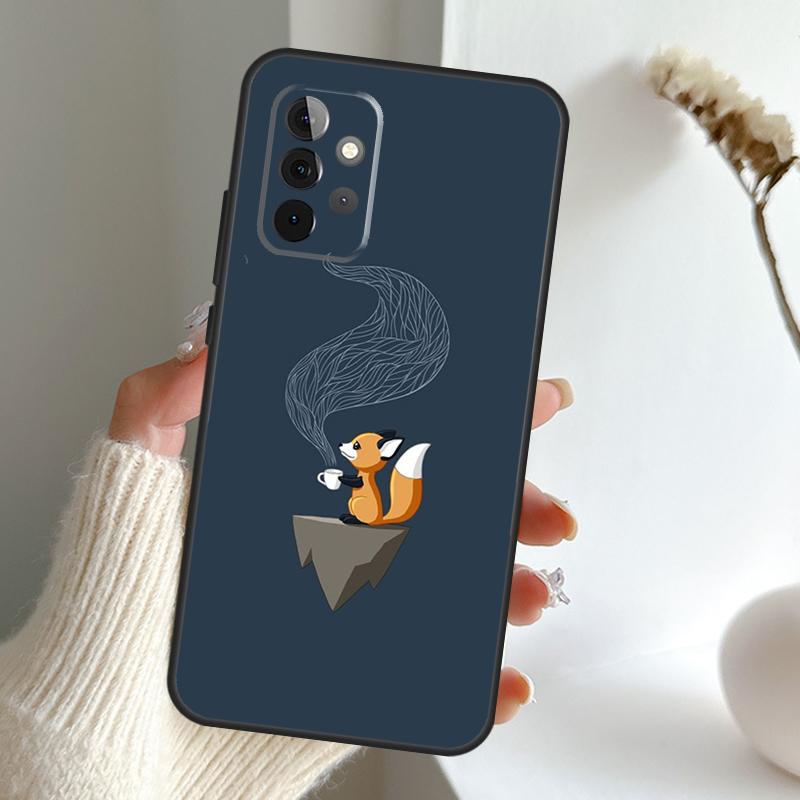 Аниме Забавный Чехол-Лиса Для Samsung Galaxy A52 A32 A12 A16 A26 A36 A56 A15 A35 A55 A34 A54 A13 A33 A53 A17 A06