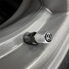 T264PCS Metal Car Wheel Tire Valve Caps Stem Cover Car Accessories For Volkswagen GTI Polo Golf Passat Scirocco Jetta Touareg RLINE