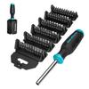 60-Piece Interchangeable Screwdriver Set, Torx/Slotted/Triangle/Hex/Phillips/Star/Y, Storage Holder, Electrical/Furniture/Auto Repair
