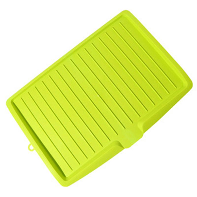 Kitchen Silicone Drain Rack Dish Drainer Tray Large Sink Drying Rack Worktop Organizer Drying Rack for Kitchen Dishes Tableware