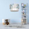 Cake Shaped Butterfly Patterned Pendant Lamp Bedroom Children's Room Teenager's Room Hallway Chandelier