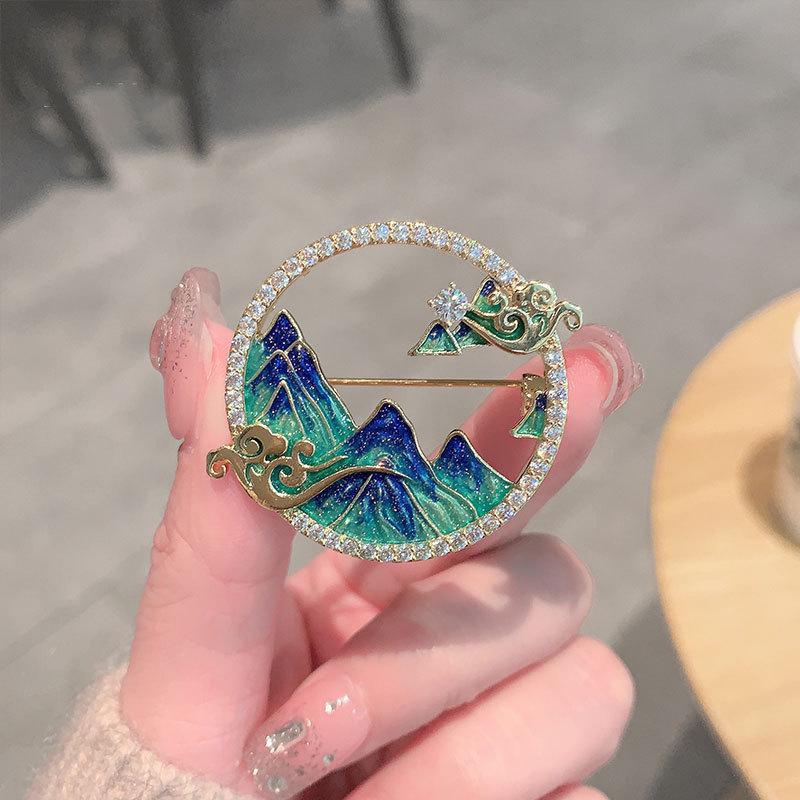 Ретро китайская брошь с кисточкой в виде бабочки и цветка – элегантный аксессуар для чонсама