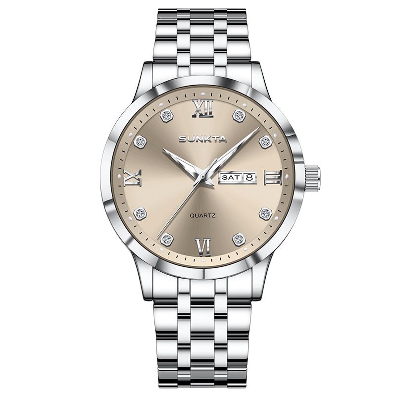 LIGE Top Brand Fashion Womens Watch SUNKTA Business Luxury Quartz Wristwatches 30M Waterproof Luminous Watches Ladies Gift Reloj