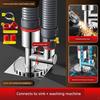 German Balcony Washing Machine Drain Three-Way Diverter Pipe, Three-In-One Floor Drain Connector, Anti-Odor and Anti-Overflow
