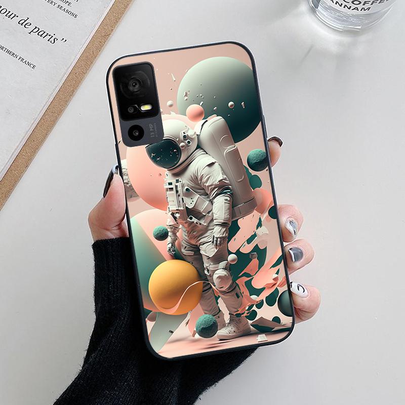 Для TCL 40 XE 5G Чехол Модный Мягкий Силиконовый Задний Чехол для Телефона TCL 40 NxtPaper 5G Чехол Funda Для TCL 40X 40XE T601D Милый