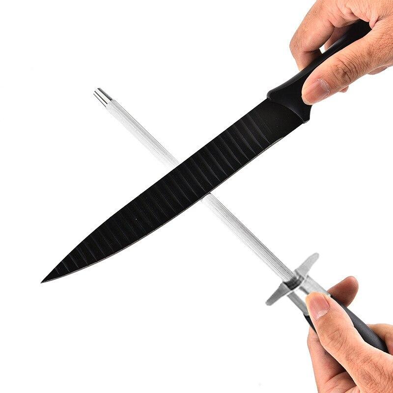 33 см настенный магнитный держатель для хранения ножей, стойка для шеф-повара, металлический блок для ножей, кухонная точилка, стержень для заточки ножей