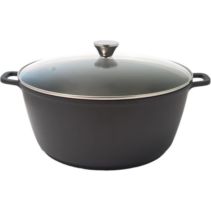 Mijoteuse haute - BAUMALU - 384942 - Intérieur céramique - Avec couvercle - 32 cm