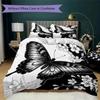 Dark Gothic Art Pattern Bedding uilt Set uilt Cover Pillowcase Home Decoration Birthday Gift (1 * duvet cover + 2 * pillowcase without core)