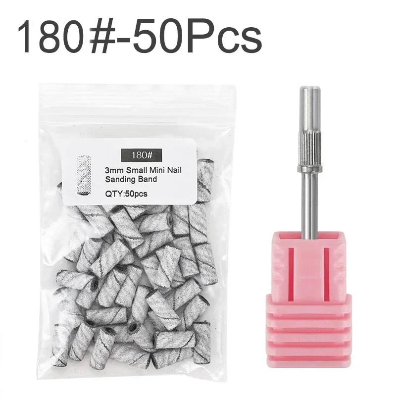 3,1 мм Мини Белые Нержавеющая Сталь Шлифовальные Кольца Фрезы для Ногтей Наконечник для Электрических Маникюрных Инструментов