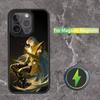 Чехол для телефона Saint Seiya Дева Шака Для iPhone 16,15,14,13,12,11,Pro,Max,Plus,Mini,SE Магнитная беспроводная зарядка MagSafe