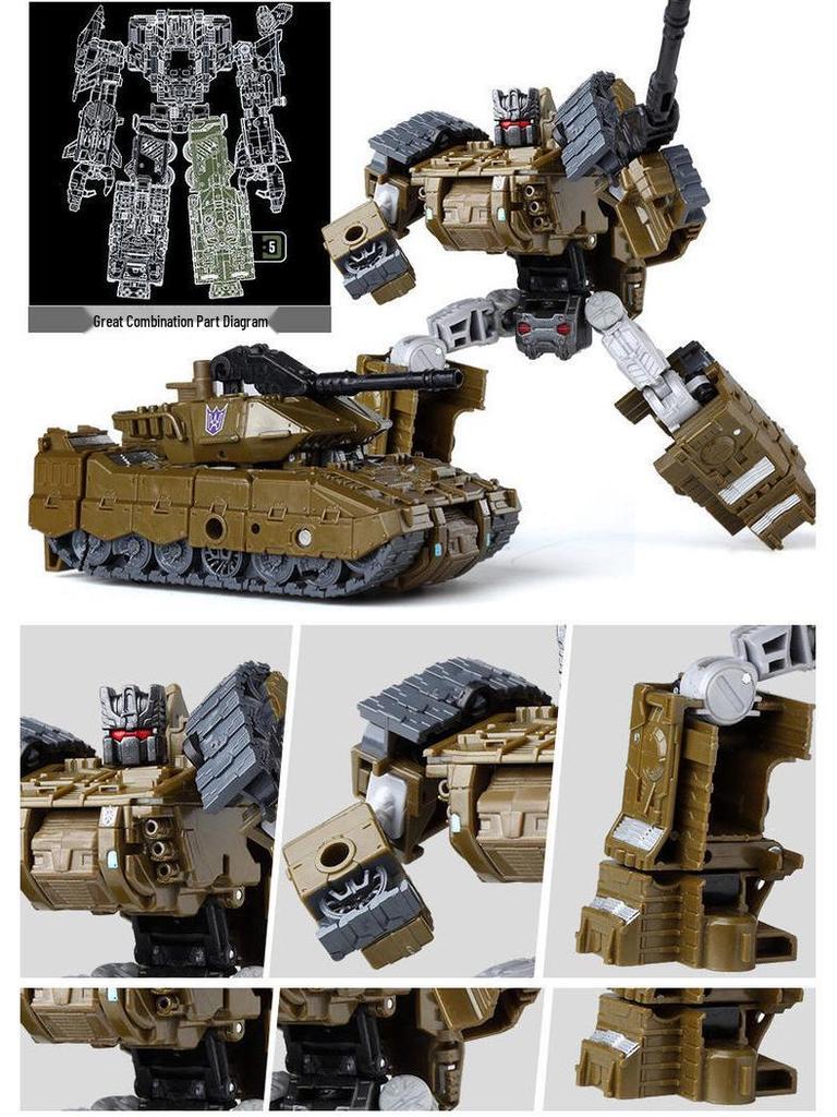 Трансформирующийся Девастатор Предакинг 5-в-1 Игрушечный Робот Экшн-фигурка для Детей