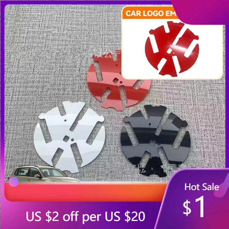 VW GTI GOLF Valve Stems Caps 2026 Hot Volkswagen VW Interior Stickers 1pcs 110mm black/red/white Car Rear logo background For Go
