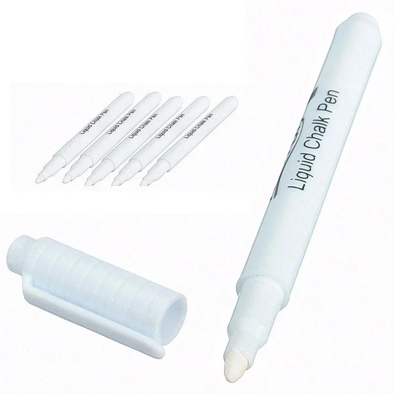 3 Pcs White Liquid Chalk Pen/Marker for Glass Windows Chalkboard Blackboard No-dust Chalks School Supplies Teacher Supplies