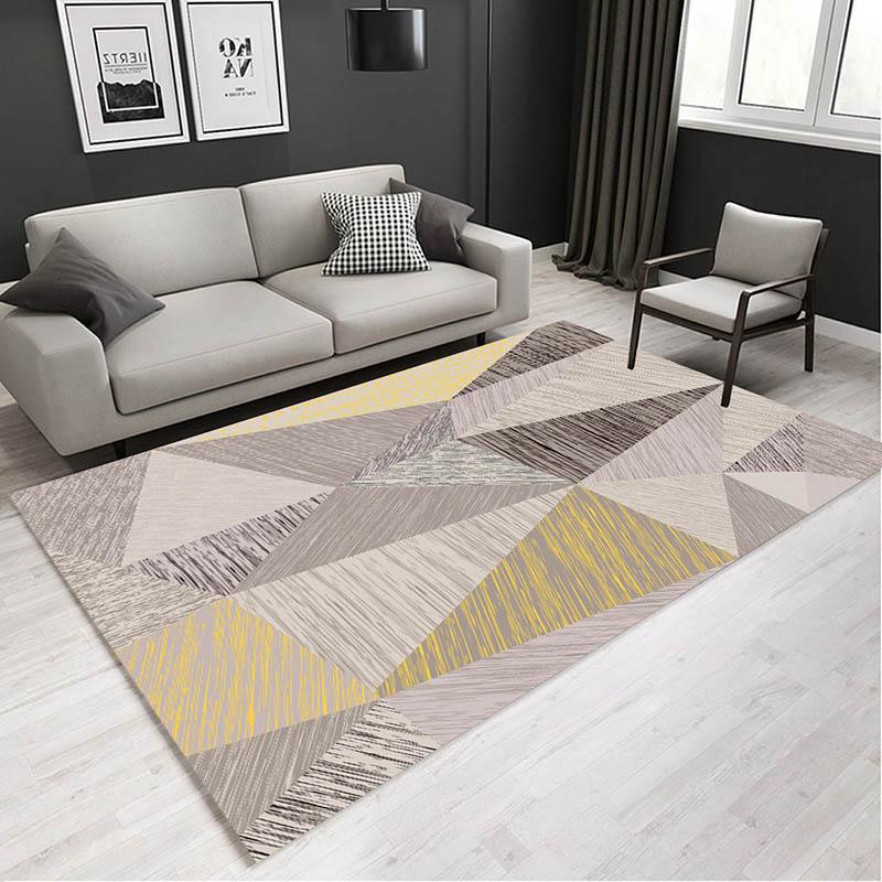 Living Room Carpet Maple Leaf Styling Sofa Coffee Table Mat Modern Minimalist Bedroom Bedside Home Floor Full Bed Room Light Luxury