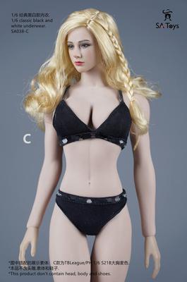 [TOYBARJAPAN] SA Toys SA038C Классический бюстгальтер и трусики для экшен-фигурок масштаба 1/6 (Тело, голова и обувь в комплект не входят.)