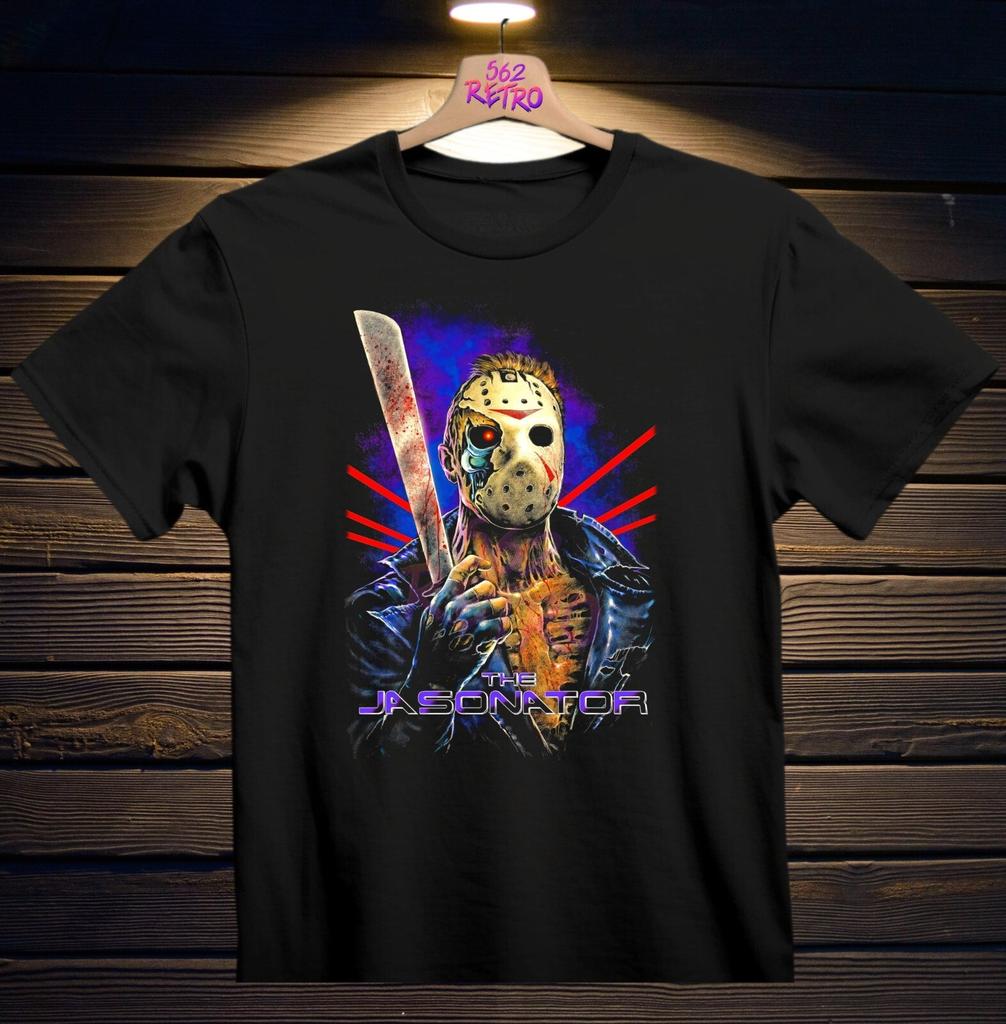 THE JASONATOR Movie Horror T-Shirt Black S-3XL Friday The 13th Jason Voorhees