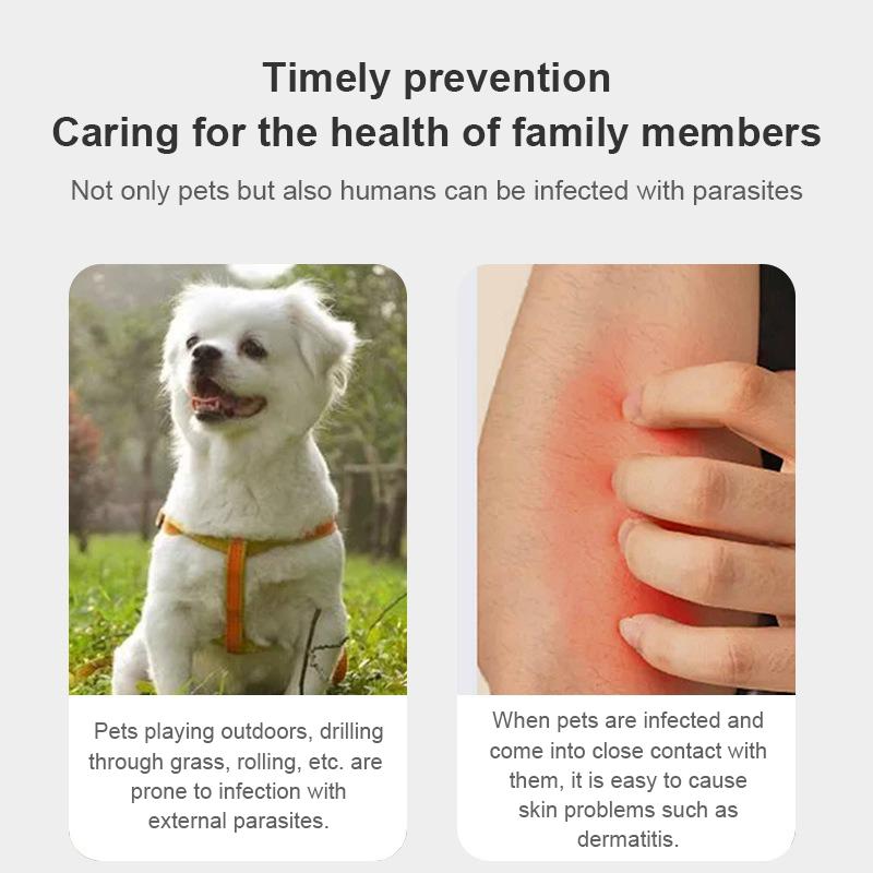 Ошейник для защиты от насекомых для домашних животных, ошейник от блох для кошек, наружный ошейник от блох и комаров для собак, регулируемый для улицы, товары для дома и домашних животных