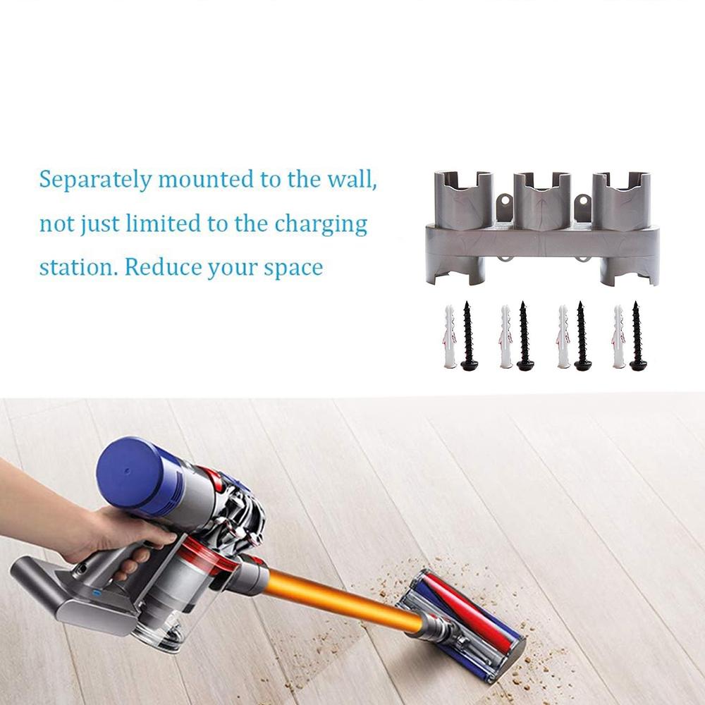 Держатель для аксессуаров для пылесоса Dyson V7 V8 V10 V11 V15 Gen5 Настенное крепление Станция для зарядки и хранения Органайзер для насадок