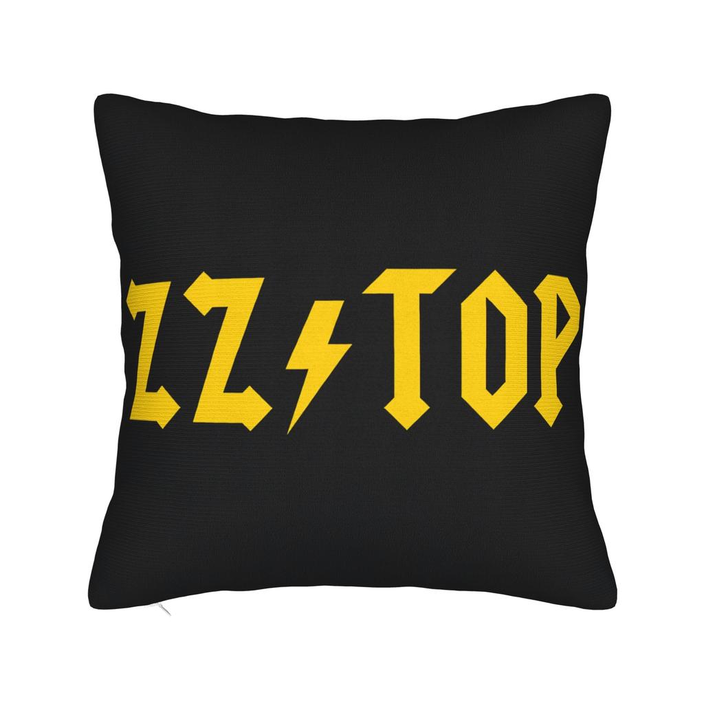 Band Zz Top Pillow Cover Square Cushion Cover Novelty Pillow Case For Couch Sofa Bedroom